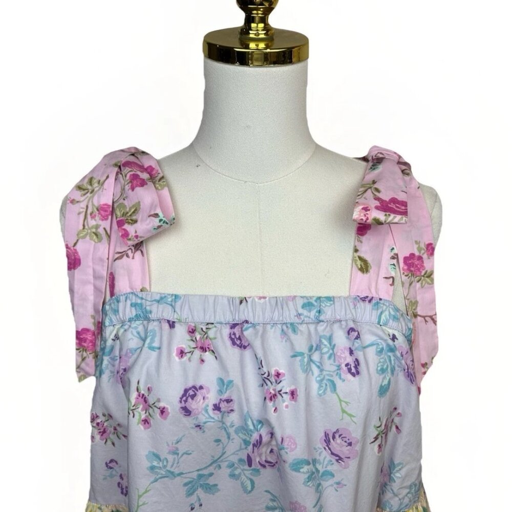 🌸 LOVESHACKFANCY x TARGET Jeanne Floral Mini Dress – M – Worn 1 Time 🌸 - Picture 8 of 16